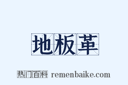 地板革是什么意思的图片